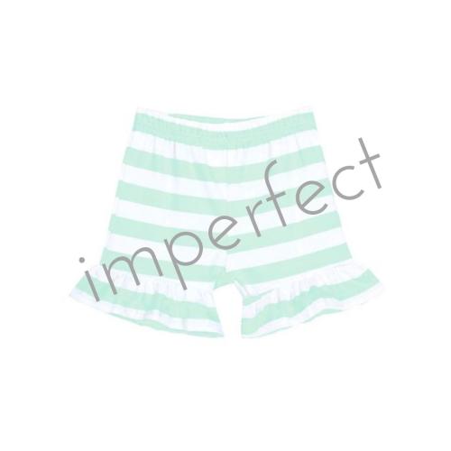 IMPERFECT Girl's Striped Ruffle Shorts